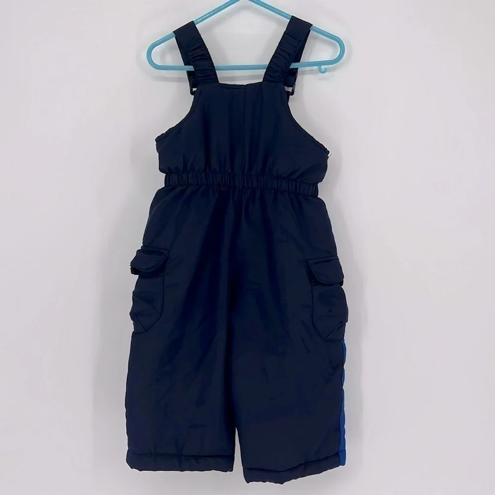 Zero Xposur Snow Bib Blue White Kids Size 12 Months